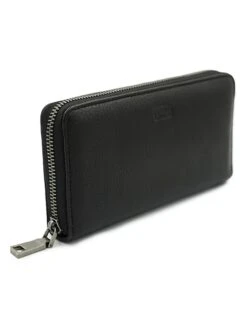 Leren Portemonnee "Triangle Big" Zwart - (B)19 X (H)10 X (D)3 Cm -Gstar Kleding Winkel freds bruder leren portemonnee triangle big zwart b 19 x h 10 x d 3 cm 1