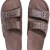 Freedom Moses Slippers "Wildcat" Bruin -Gstar Kleding Winkel freedom moses slippers wildcat bruin