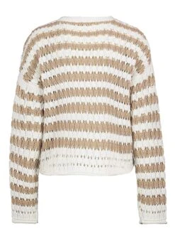 Trui Beige/wit -Gstar Kleding Winkel fresh made trui beige wit 2