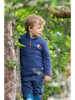Frugi Omkeerbare Fleece Trui Meerkleurig -Gstar Kleding Winkel frugi omkeerbare fleece trui meerkleurig 1