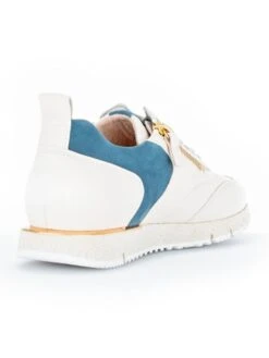 Gabor Leren Sneakers Wit/turquoise -Gstar Kleding Winkel gabor leren sneakers wit turquoise 2