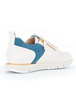 Gabor Leren Sneakers Wit/turquoise -Gstar Kleding Winkel gabor leren sneakers wit turquoise 3