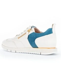Gabor Leren Sneakers Wit/turquoise -Gstar Kleding Winkel gabor leren sneakers wit turquoise 4