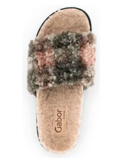 Gabor Pantoffels Kaki/lichtroze -Gstar Kleding Winkel gabor pantoffels kaki lichtroze 3