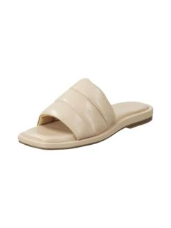 Leren Slippers "Khiria" Beige -Gstar Kleding Winkel gant footwear leren slippers khiria beige 1