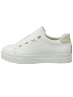 Leren Sneakers "Avona" Wit -Gstar Kleding Winkel gant footwear leren sneakers avona wit 1