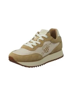 Leren Sneakers "Bevinda" Beige/wit -Gstar Kleding Winkel gant footwear leren sneakers bevinda beige wit 1