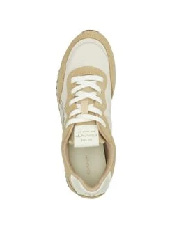 Leren Sneakers "Bevinda" Beige/wit -Gstar Kleding Winkel gant footwear leren sneakers bevinda beige wit 4