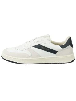 Leren Sneakers "Goodpal" Wit/donkerblauw -Gstar Kleding Winkel gant footwear leren sneakers goodpal wit donkerblauw 1