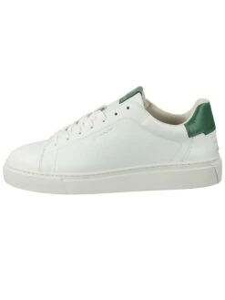 Leren Sneakers "Mc Julien" Wit/groen