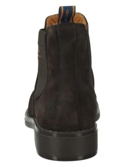 Gant Leren Chelseaboots "Brookly" Donkerbruin -Gstar Kleding Winkel gant leren chelseaboots brookly donkerbruin 3