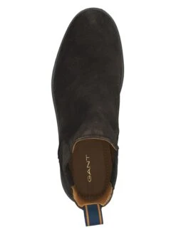 Gant Leren Chelseaboots "Brookly" Donkerbruin -Gstar Kleding Winkel gant leren chelseaboots brookly donkerbruin 4