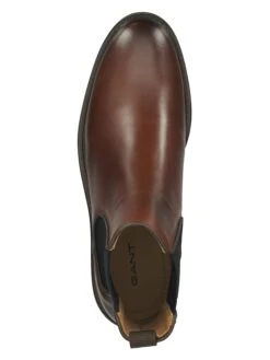 Gant Leren Chelseaboots "St Akron" Bruin -Gstar Kleding Winkel gant leren chelseaboots st akron bruin 4