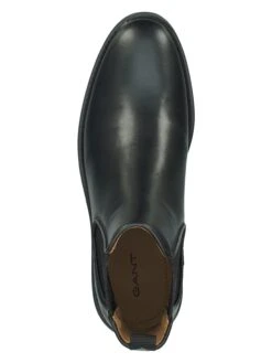 Gant Leren Chelseaboots "St Akron" Zwart -Gstar Kleding Winkel gant leren chelseaboots st akron zwart 4