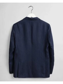 Gant Linnen Colbert Donkerblauw -Gstar Kleding Winkel gant linnen colbert donkerblauw 1