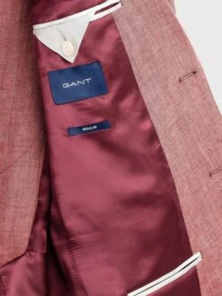 Gant Linnen Colbert Rood -Gstar Kleding Winkel gant linnen colbert rood 3
