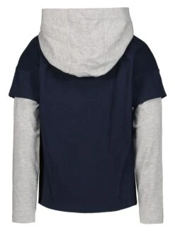 Garcia Hoodie Donkerblauw/grijs -Gstar Kleding Winkel garcia hoodie donkerblauw grijs 1