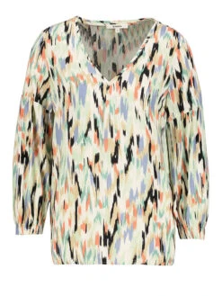 Garcia Longsleeve Beige/meerkleurig -Gstar Kleding Winkel garcia longsleeve beige meerkleurig 3