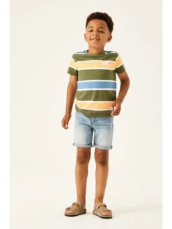 Garcia Shirt Olijfgroen/blauw/geel -Gstar Kleding Winkel garcia shirt olijfgroen blauw geel 1