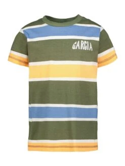 Garcia Shirt Olijfgroen/blauw/geel -Gstar Kleding Winkel garcia shirt olijfgroen blauw geel 4