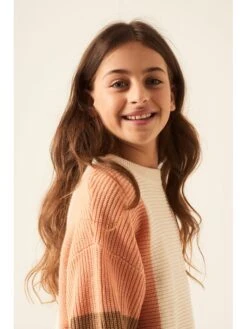 Garcia Trui Crème/lichtbruin -Gstar Kleding Winkel garcia trui creme lichtbruin 2