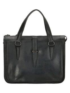 Leren Laptoptas "Elisa" Zwart - (B)33 X (H)27 X (D)7,5 Cm -Gstar Kleding Winkel genicci leren laptoptas elisa zwart b 33 x h 27 x d 7 5 cm 1