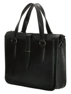 Leren Laptoptas "Elisa" Zwart - (B)33 X (H)27 X (D)7,5 Cm -Gstar Kleding Winkel genicci leren laptoptas elisa zwart b 33 x h 27 x d 7 5 cm 3