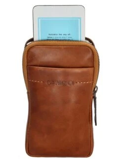 Leren Smartphonetas Cognackleurig - (B)20 X (H)11 X (D)2 Cm -Gstar Kleding Winkel genicci leren smartphonetas cognackleurig b 20 x h 11 x d 2 cm 2