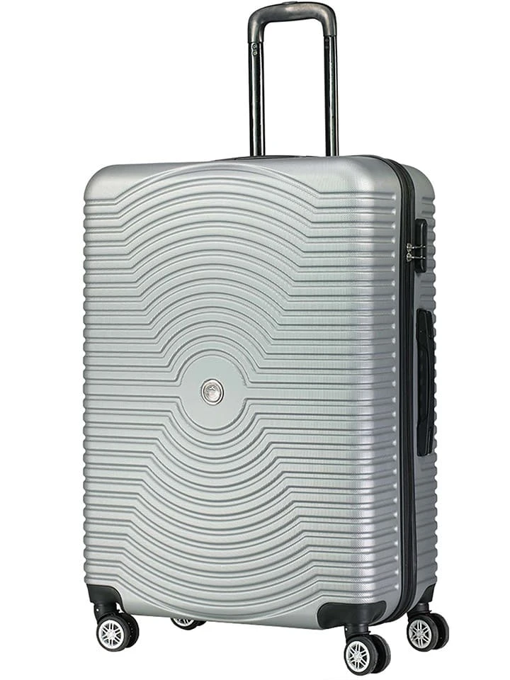 GEOGRAPHICAL NORWAY 3-delige Hardcase-trolleyset "Sity" Zilverkleurig 4 GEOGRAPHICAL NORWAY 3-delige Hardcase-trolleyset "Sity" Zilverkleurig - Afbeelding 2