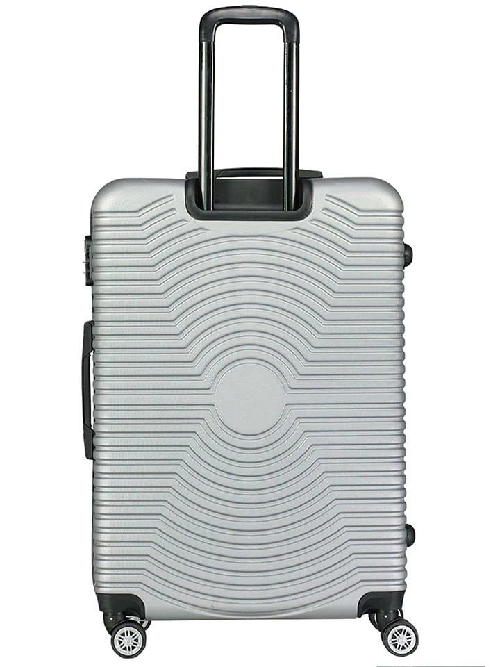 GEOGRAPHICAL NORWAY 3-delige Hardcase-trolleyset "Sity" Zilverkleurig 6 GEOGRAPHICAL NORWAY 3-delige Hardcase-trolleyset "Sity" Zilverkleurig - Afbeelding 4