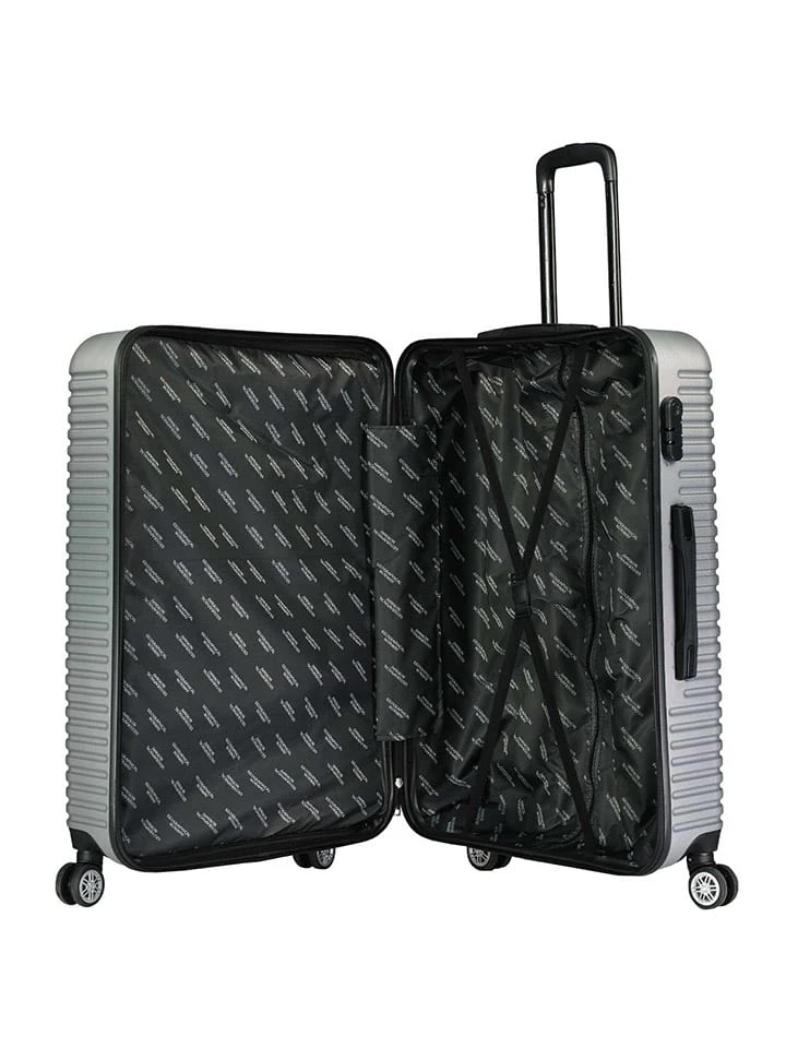 GEOGRAPHICAL NORWAY 3-delige Hardcase-trolleyset "Sity" Zilverkleurig 8 GEOGRAPHICAL NORWAY 3-delige Hardcase-trolleyset "Sity" Zilverkleurig - Afbeelding 6