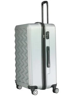 GEOGRAPHICAL NORWAY 3-delige Hardcase-trolleyset "Solar" Zilverkleurig -Gstar Kleding Winkel geographical norway 3 delige hardcase trolleyset solar zilverkleurig 1