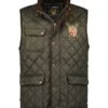 GEOGRAPHICAL NORWAY Doorgestikte Bodywarmer "Abrador" Olijfgroen -Gstar Kleding Winkel geographical norway doorgestikte bodywarmer abrador olijfgroen