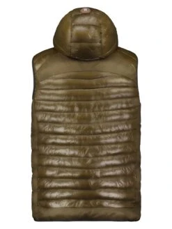 GEOGRAPHICAL NORWAY Doorgestikte Bodywarmer "Bassar" Olijfgroen -Gstar Kleding Winkel geographical norway doorgestikte bodywarmer bassar olijfgroen 3