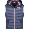 GEOGRAPHICAL NORWAY Doorgestikte Bodywarmer "Vadalmo" Donkerblauw -Gstar Kleding Winkel geographical norway doorgestikte bodywarmer vadalmo donkerblauw
