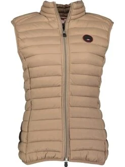 GEOGRAPHICAL NORWAY Doorgestikte Bodywarmer "Vafne" Taupe