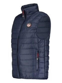 GEOGRAPHICAL NORWAY Doorgestikte Bodywarmer "Vamigo" Donkerblauw -Gstar Kleding Winkel geographical norway doorgestikte bodywarmer vamigo donkerblauw 2