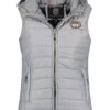 GEOGRAPHICAL NORWAY Doorgestikte Bodywarmer "Vatika" Grijs -Gstar Kleding Winkel geographical norway doorgestikte bodywarmer vatika grijs