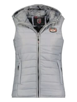 GEOGRAPHICAL NORWAY Doorgestikte Bodywarmer "Vatika" Grijs