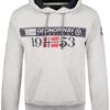 GEOGRAPHICAL NORWAY Hoodie "Fastlife" Grijs -Gstar Kleding Winkel geographical norway hoodie fastlife grijs