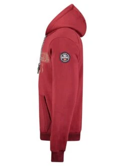 GEOGRAPHICAL NORWAY Hoodie "Fastlife" Rood -Gstar Kleding Winkel geographical norway hoodie fastlife rood 4