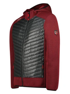GEOGRAPHICAL NORWAY Hybride Jas "Torcula" Rood/grijs -Gstar Kleding Winkel geographical norway hybride jas torcula rood grijs 1