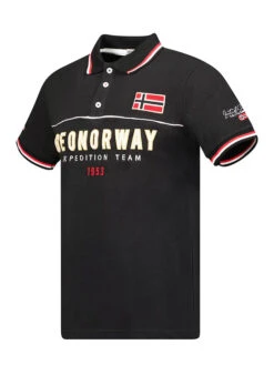 GEOGRAPHICAL NORWAY Poloshirt "Kerato" Zwart -Gstar Kleding Winkel geographical norway poloshirt kerato zwart 1