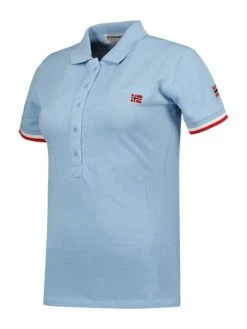 GEOGRAPHICAL NORWAY Poloshirt "Kerig" Lichtblauw -Gstar Kleding Winkel geographical norway poloshirt kerig lichtblauw 2