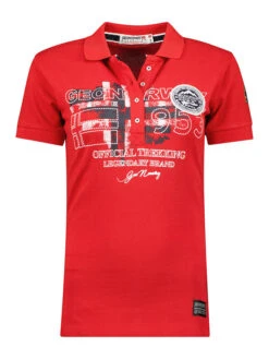GEOGRAPHICAL NORWAY Poloshirt "Kerry" Rood