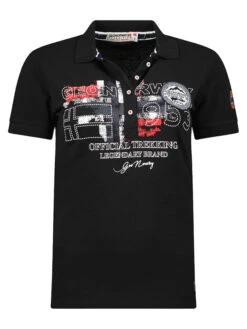 GEOGRAPHICAL NORWAY Poloshirt "Kerry" Zwart