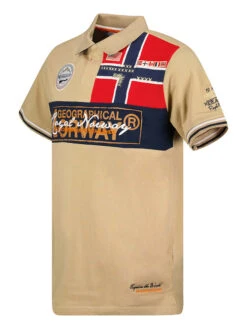 GEOGRAPHICAL NORWAY Poloshirt "Kidney" Beige -Gstar Kleding Winkel geographical norway poloshirt kidney beige 2