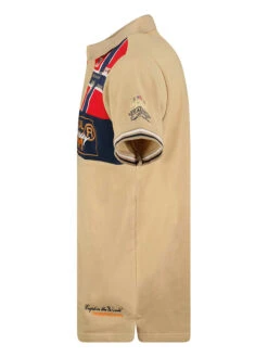 GEOGRAPHICAL NORWAY Poloshirt "Kidney" Beige -Gstar Kleding Winkel geographical norway poloshirt kidney beige 3