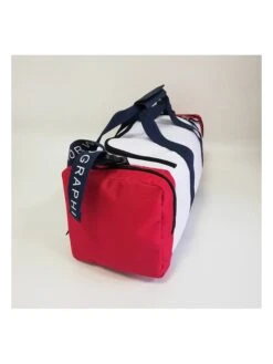 GEOGRAPHICAL NORWAY Reistas "Skin" Wit/rood/donkerblauw - (B)55 X (H)21 X (D)21 Cm -Gstar Kleding Winkel geographical norway reistas skin wit rood donkerblauw b 55 x h 21 x d 21 cm 2