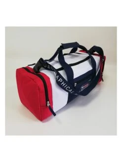 GEOGRAPHICAL NORWAY Reistas "Skin" Wit/rood/donkerblauw - (B)55 X (H)21 X (D)21 Cm -Gstar Kleding Winkel geographical norway reistas skin wit rood donkerblauw b 55 x h 21 x d 21 cm 3